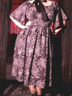 Cobweb Cult - Tangled Web Victoria Dress